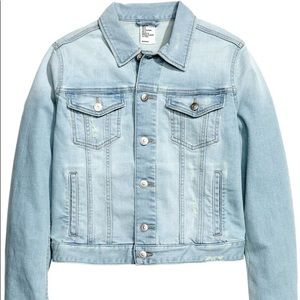 H&M Light Wash Denim Jacket